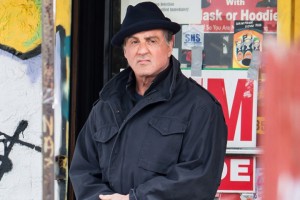 Sylvester Stallone films scenes of the new Rocky movie "Creed" in Philadelphia, PA