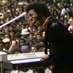 Sly and the Family Stone performing for a massive crowd in the documentary Summer of Soul (...Or When the Revolution Could Not Be Televised)