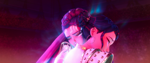 KPOP DEMON HUNTERS - When they aren't selling out stadiums, Kpop superstars Rumi, Mira and Zoey use their secret identities as badass demon hunters to protect their fans from an ever-present supernatural threat. Together, they must face their biggest enemy yet – an irresistible rival boy band of demons in disguise. ©2025 Netflix